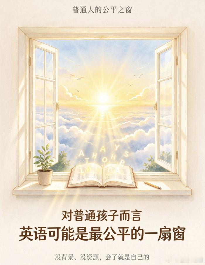 英语才是普通人的终极杠杆  不知道的，以为是英语培训机构投得热搜，英语是是普通人