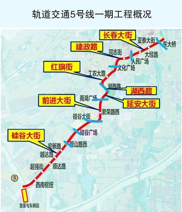 长春地铁5号线

长春地铁5号线预计于2026年下半年正式开通运营‌，作为贯穿城