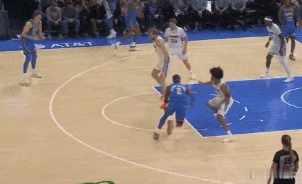 双双入选全明星！镜头解析雷霆内外核心，切特&SGA进攻表现12345亚历山大先是