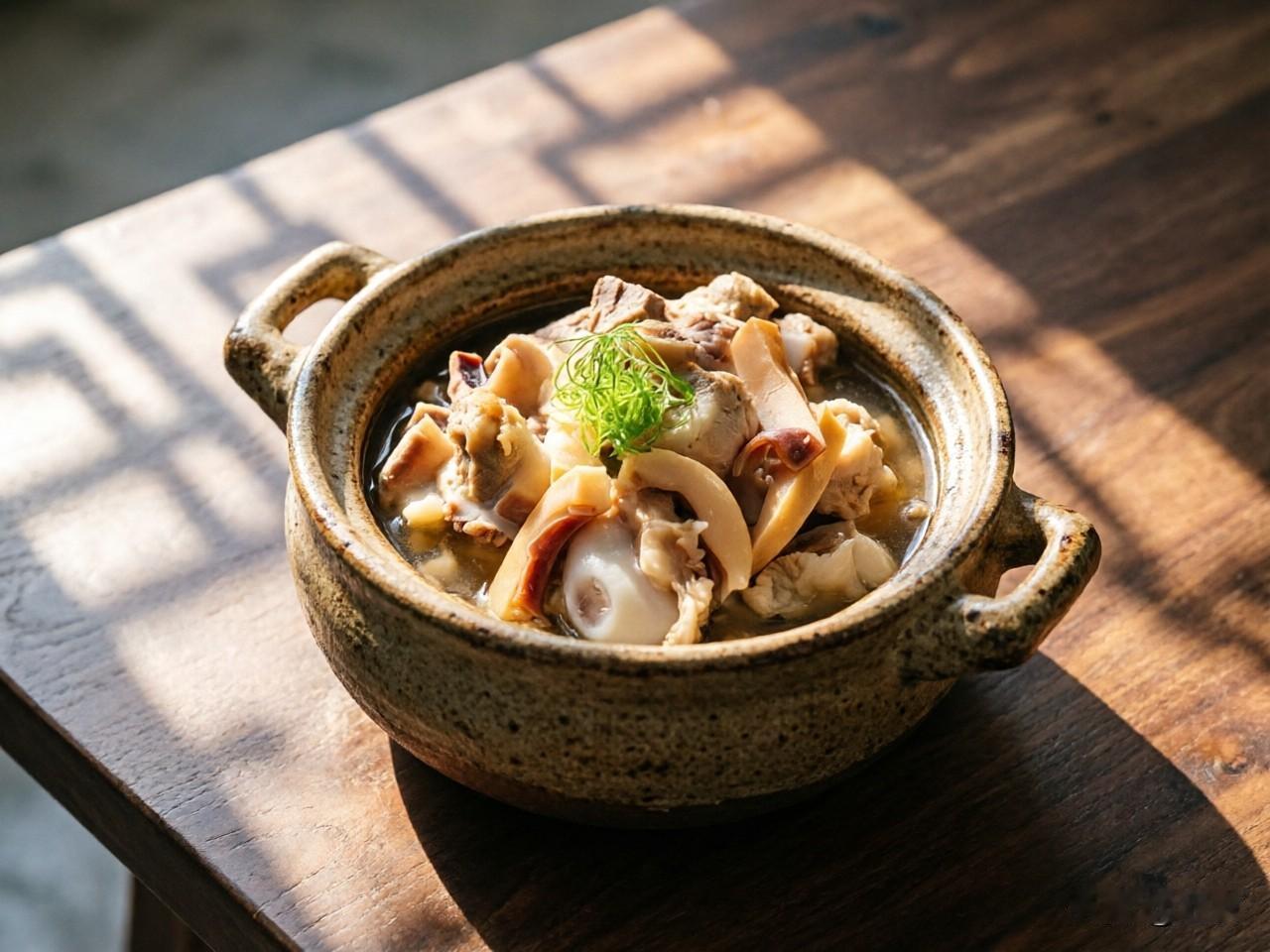 目鱼炖筒子骨

食材准备：

主料：猪筒子骨 750克，目鱼干（墨鱼干） 150
