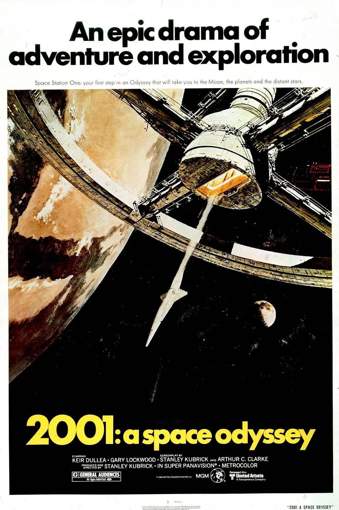 经典科幻冒险电影《2001太空漫游》 2001: A Space Odyssey