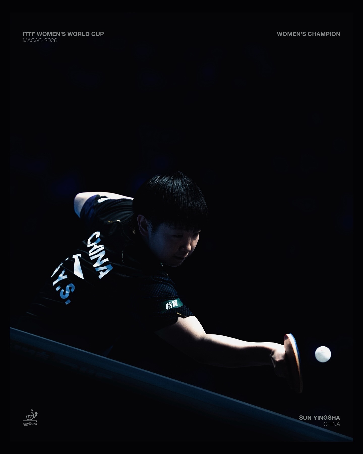 首位女单三连冠孙颖莎 孙颖莎 20260407 | 澳门世界杯图集Unstopp