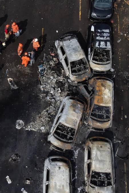 导致了6人死亡的巴西里约直升机相撞事故里，飞机坠落的地点，是比亚迪在巴西最大的经