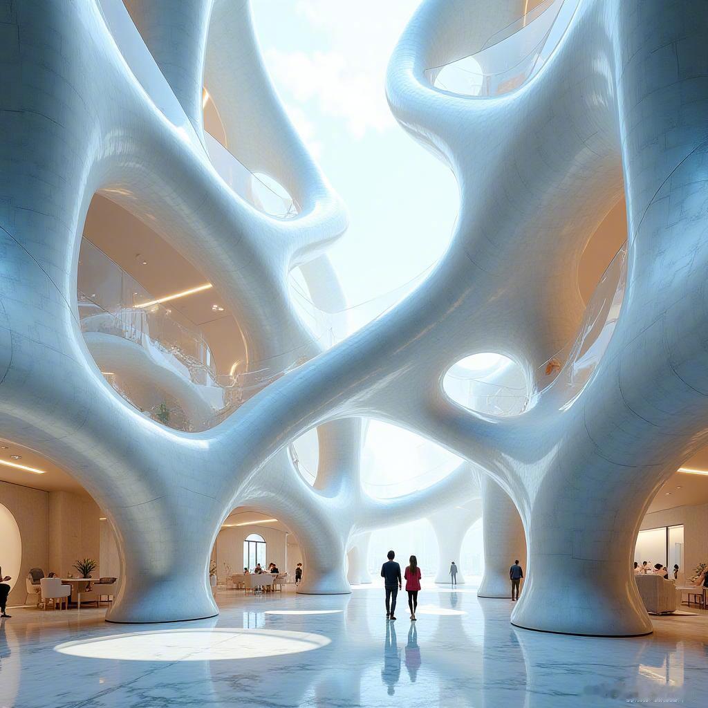 未来科技的建筑，真是让我这个“职场小迷糊”不禁感慨：连古老的建筑也能与时俱进，真