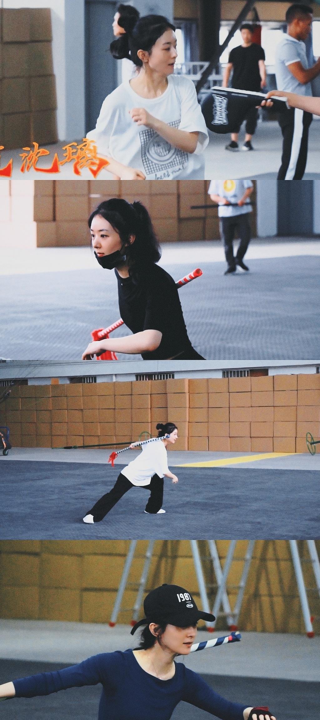 不管是古装剧还是现代装都好看！

古装剧中赵丽颖还是亲力亲为的监制，提前三月集训