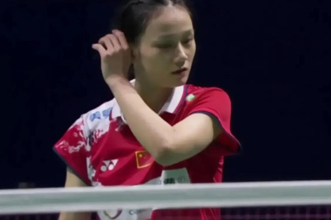 目前，#2024法国羽毛球公开赛# 女单1/4决赛，张艺曼 vs 山口茜的比赛刚