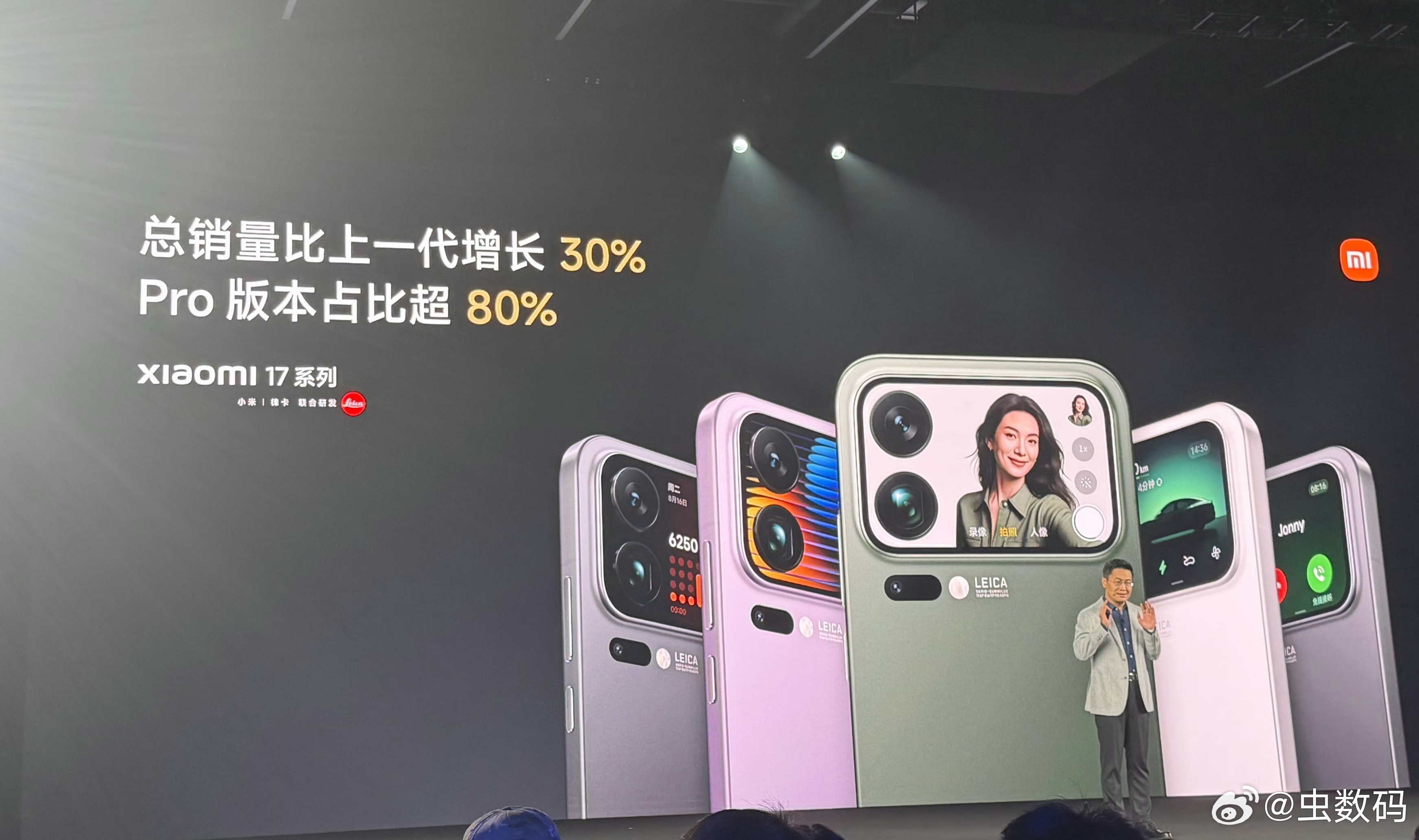 红米K90发布会小米17系列今年真的是太可以了，同期总销量比上一代提升了30%，