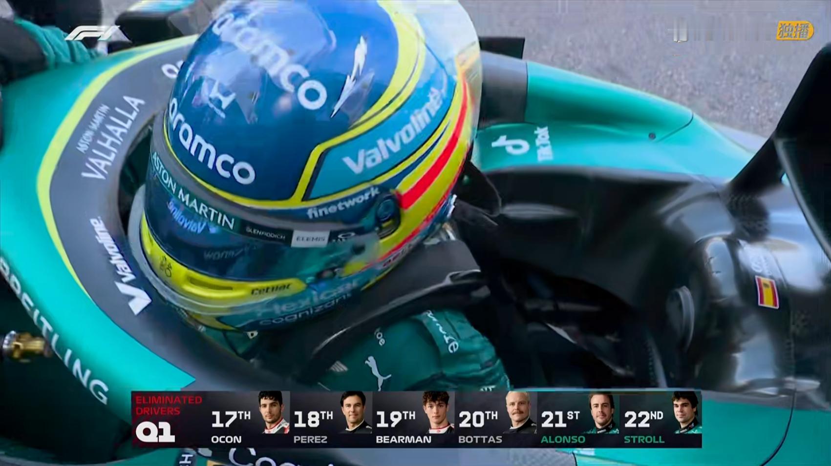 Q1出局的车手F12026F1摩纳哥大奖赛