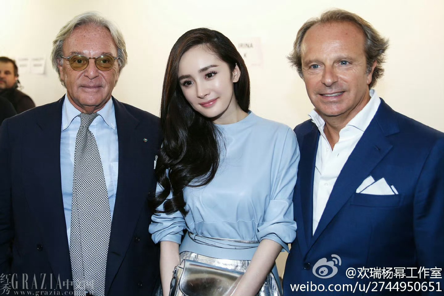 杨幂  2011、2014年前两次杨幂米兰时装周的造型，这些图小时候都吻过我～期