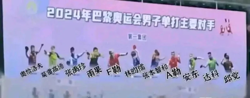 国乒男单对手墙八年变迁历史，谁该上榜，谁该下来？2024年，国乒男单第一档对手，