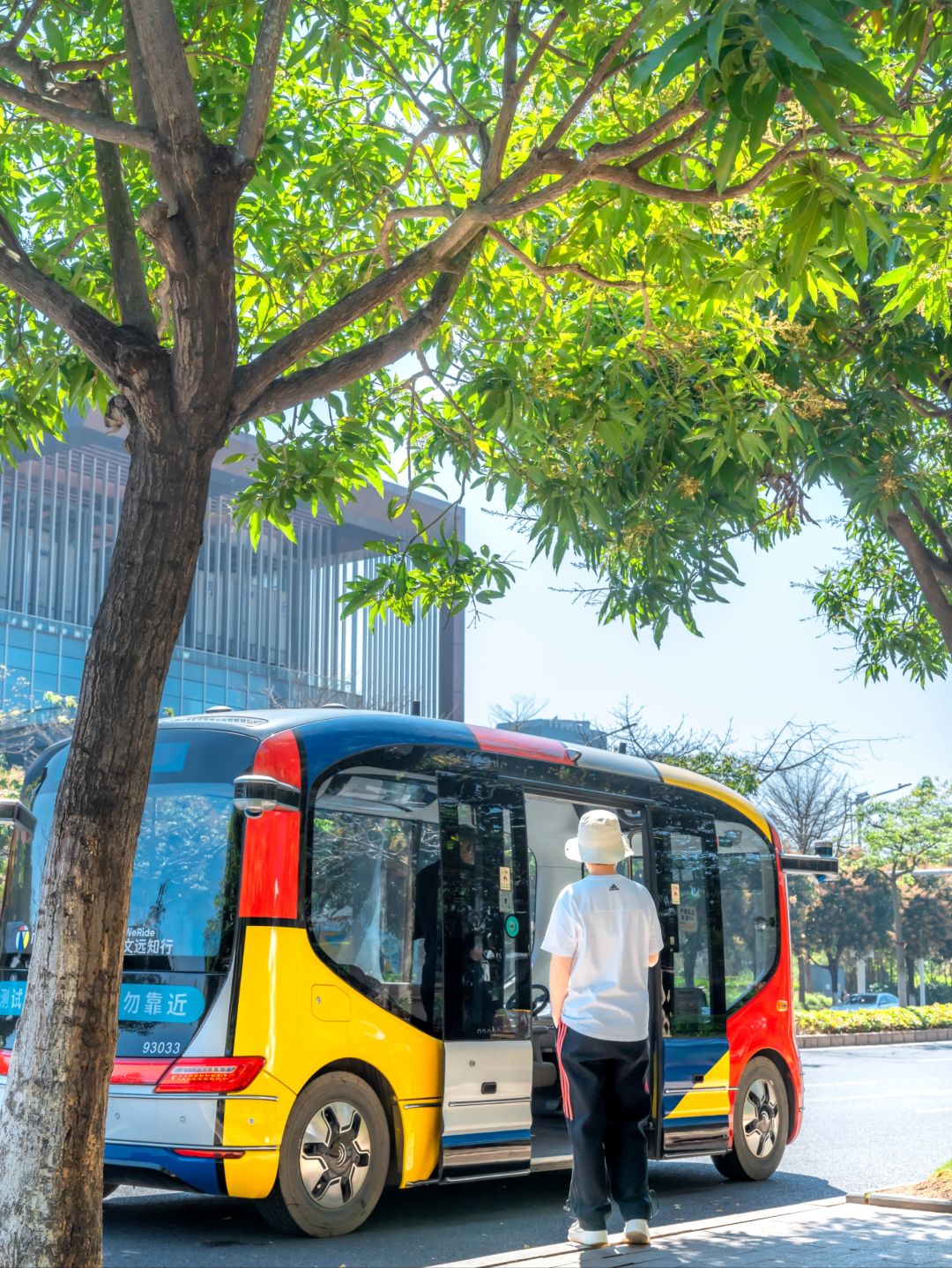 只需2元‼️坐广州无人驾驶小巴环岛游