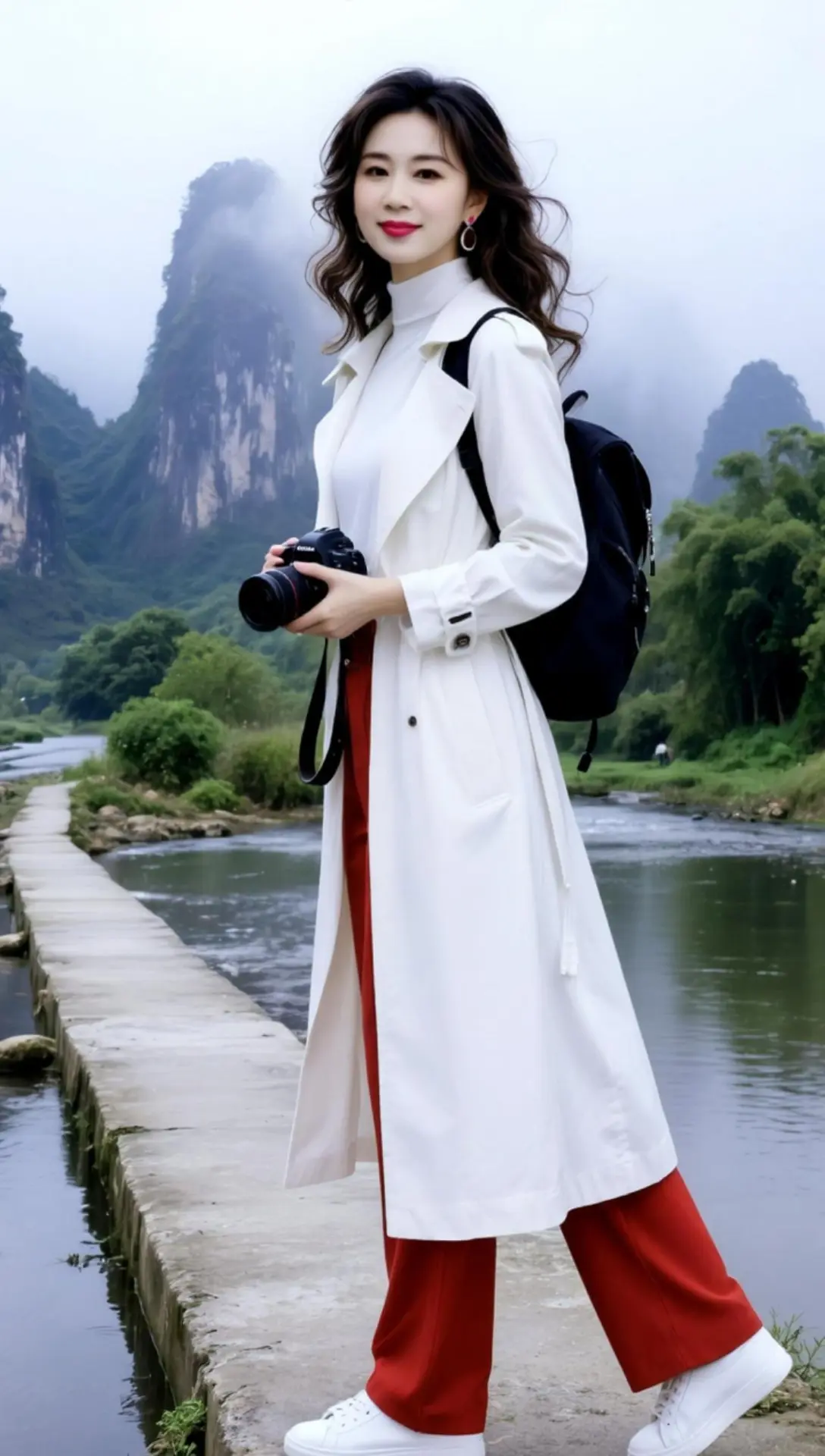 AI山水佳人写真 ai创作