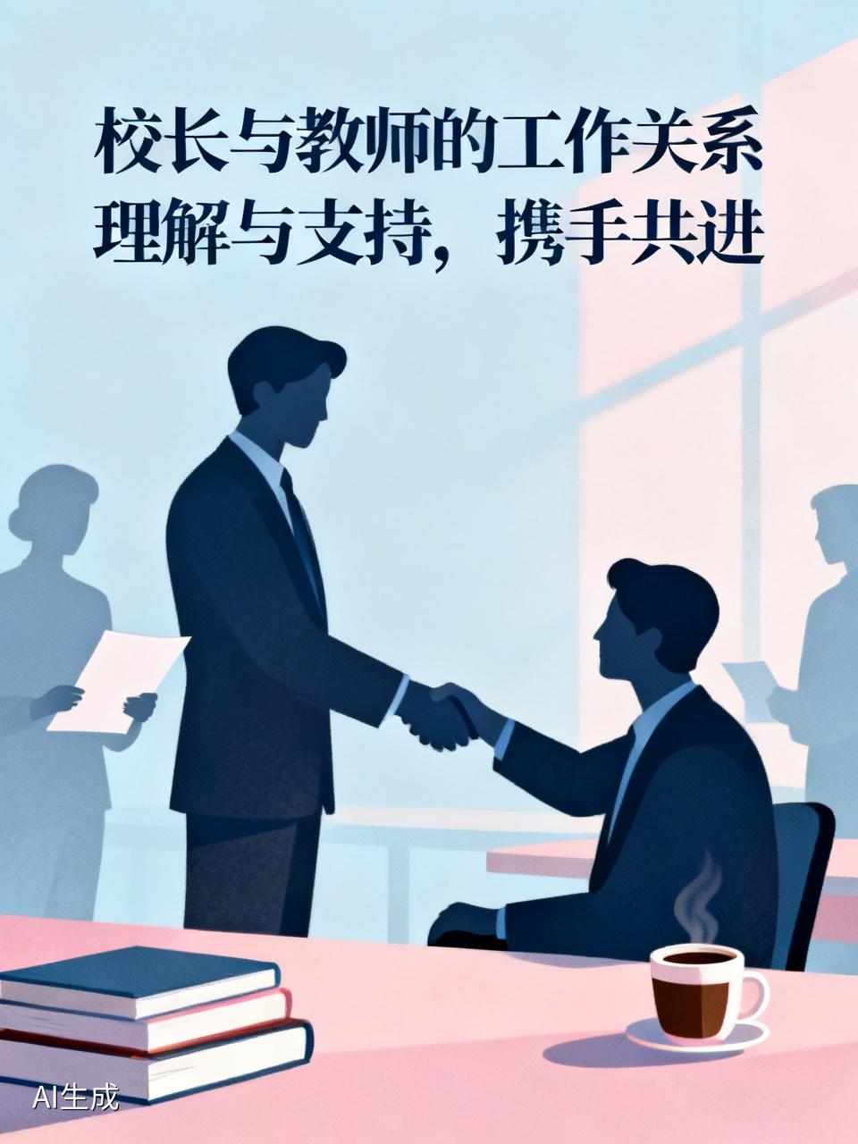 教师许多时候都觉得自己就是给校长干的，别不信。
如果校长一节课都不上，还不懂装懂