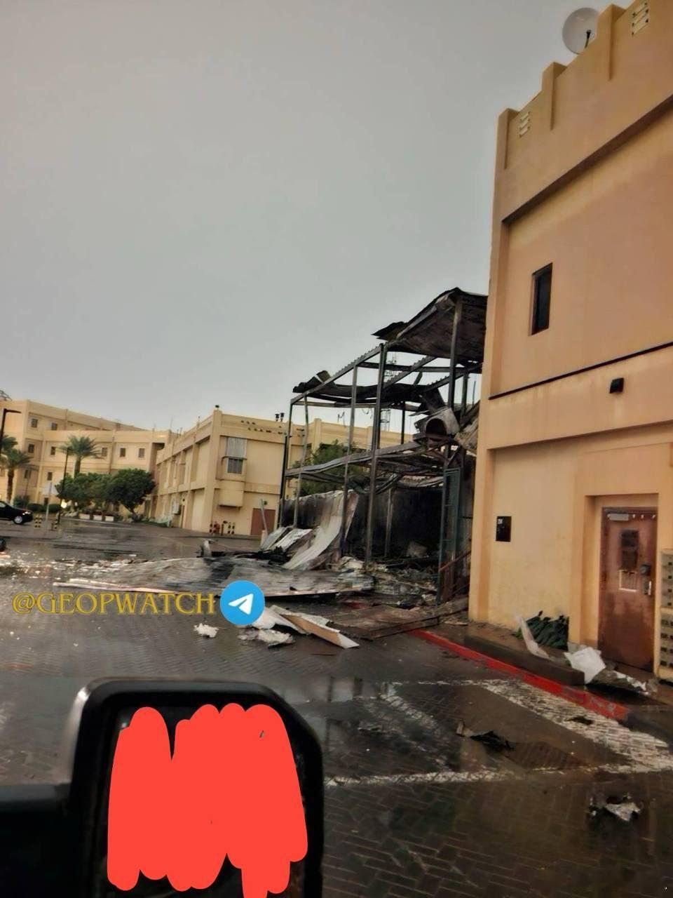 内塔尼亚胡发表电视讲话 伊朗今天打击的位于巴林的美国海军支援活动基地该基地及周边