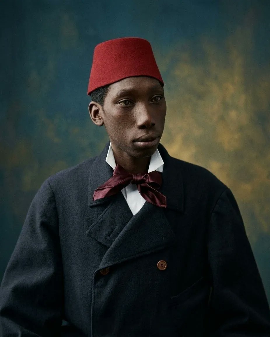 1870年，阿卜杜勒-哈米德二世期间的“吉兹尔阿迦”(奥斯曼后宫黑人太监大总管)