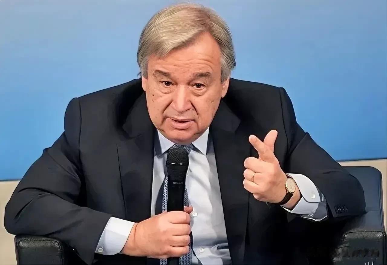 搞笑了不是!卡霍夫卡大坝被炸后，联合国秘书长古特雷斯表态，他强调，大坝被破坏会导