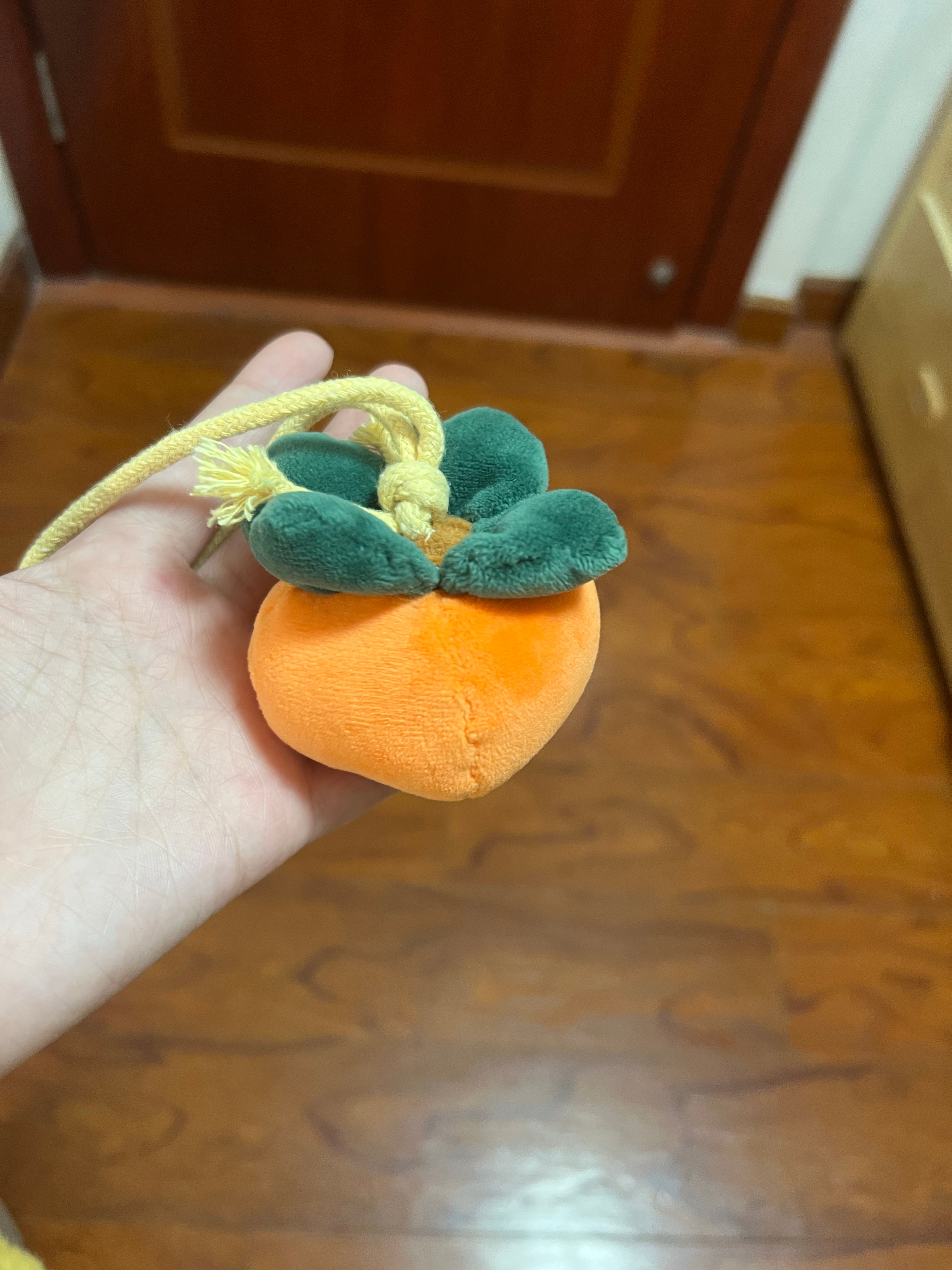 谁来夸我学校劳动课缝的柿子 嘿嘿 