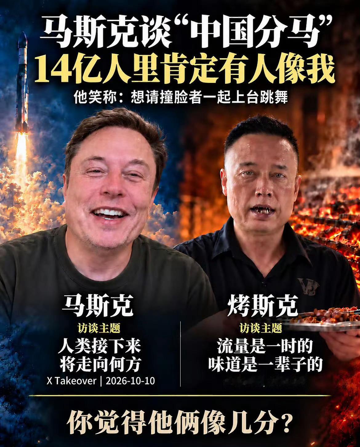 马斯克在X Takeover上被问到“中国版马斯克”马一龙，第一反应是“我猜他可