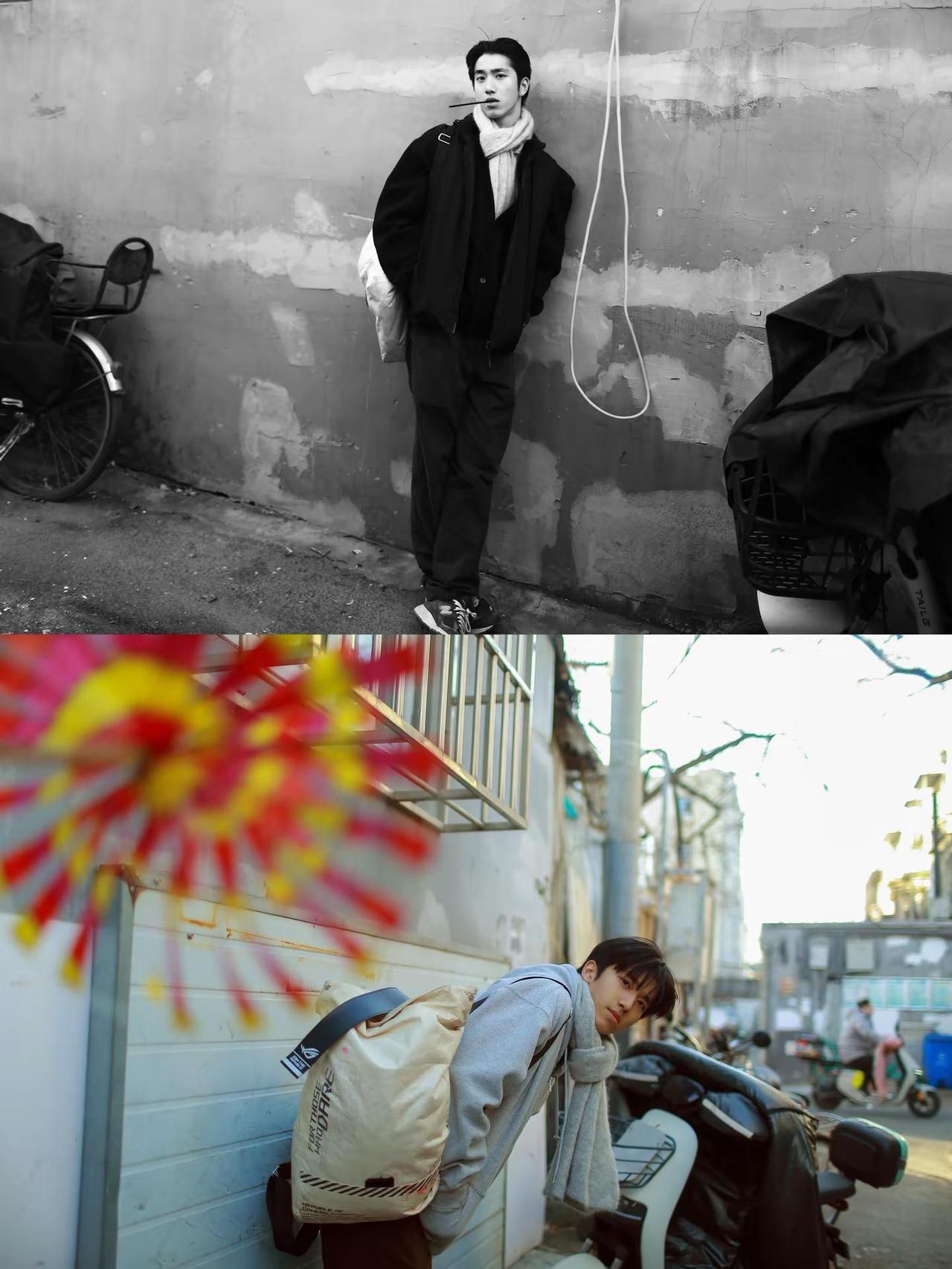 长得帅就是可以无脑乱拍。帅哥 北京胡同 男生拍照 胡同拍照