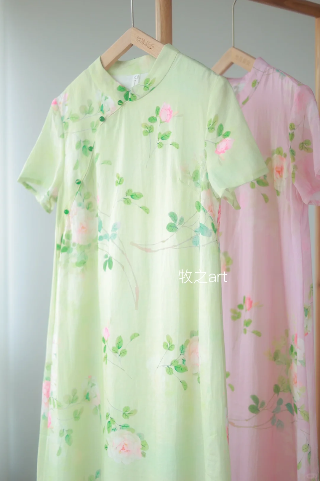 夏意盎然｜苎麻改良旗袍裙