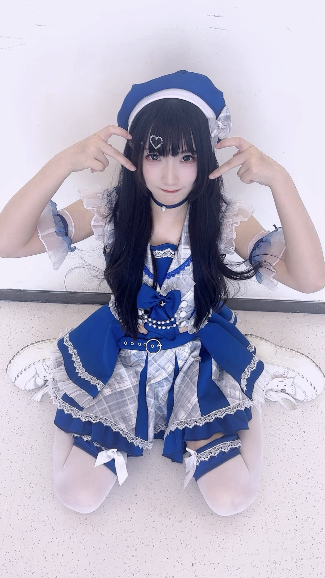报告！今日是刚出海回来的迷糊小水手yura～🌊✨帽子差点被海风吹跑💔但是为了
