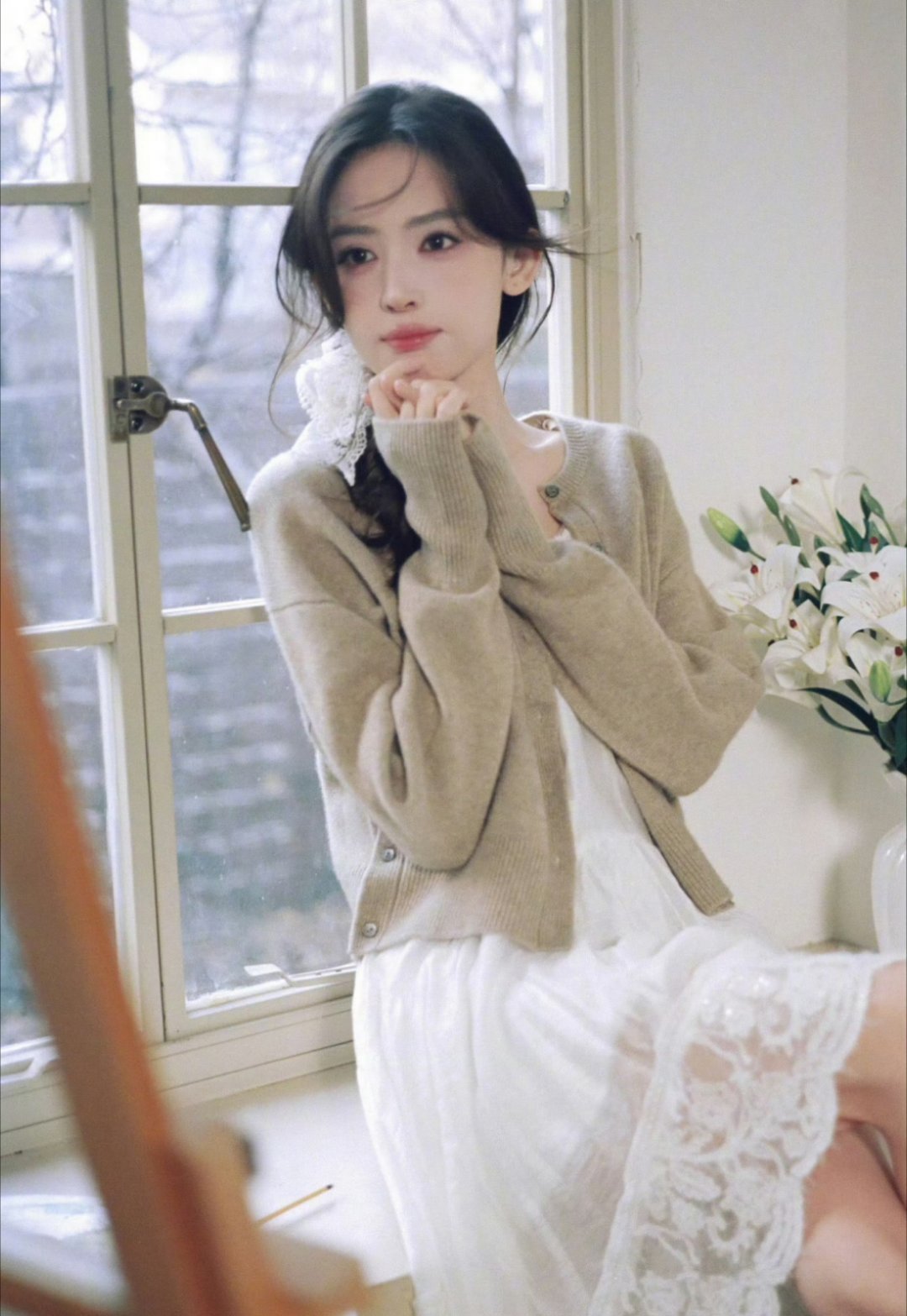 娜扎黄金比例好完美的一张脸啊怎么看都疯狂心动 