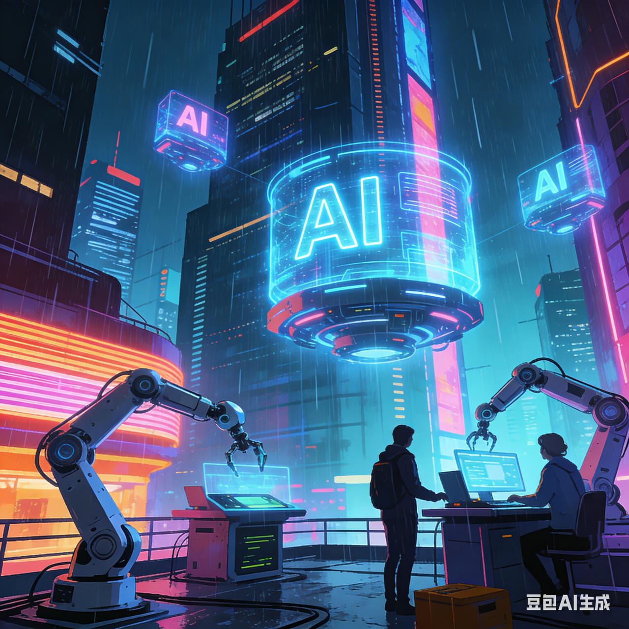 在此过程中，AI将不再局限于数据中心或屏幕之后，而是通过机器人、智能终端和物联网