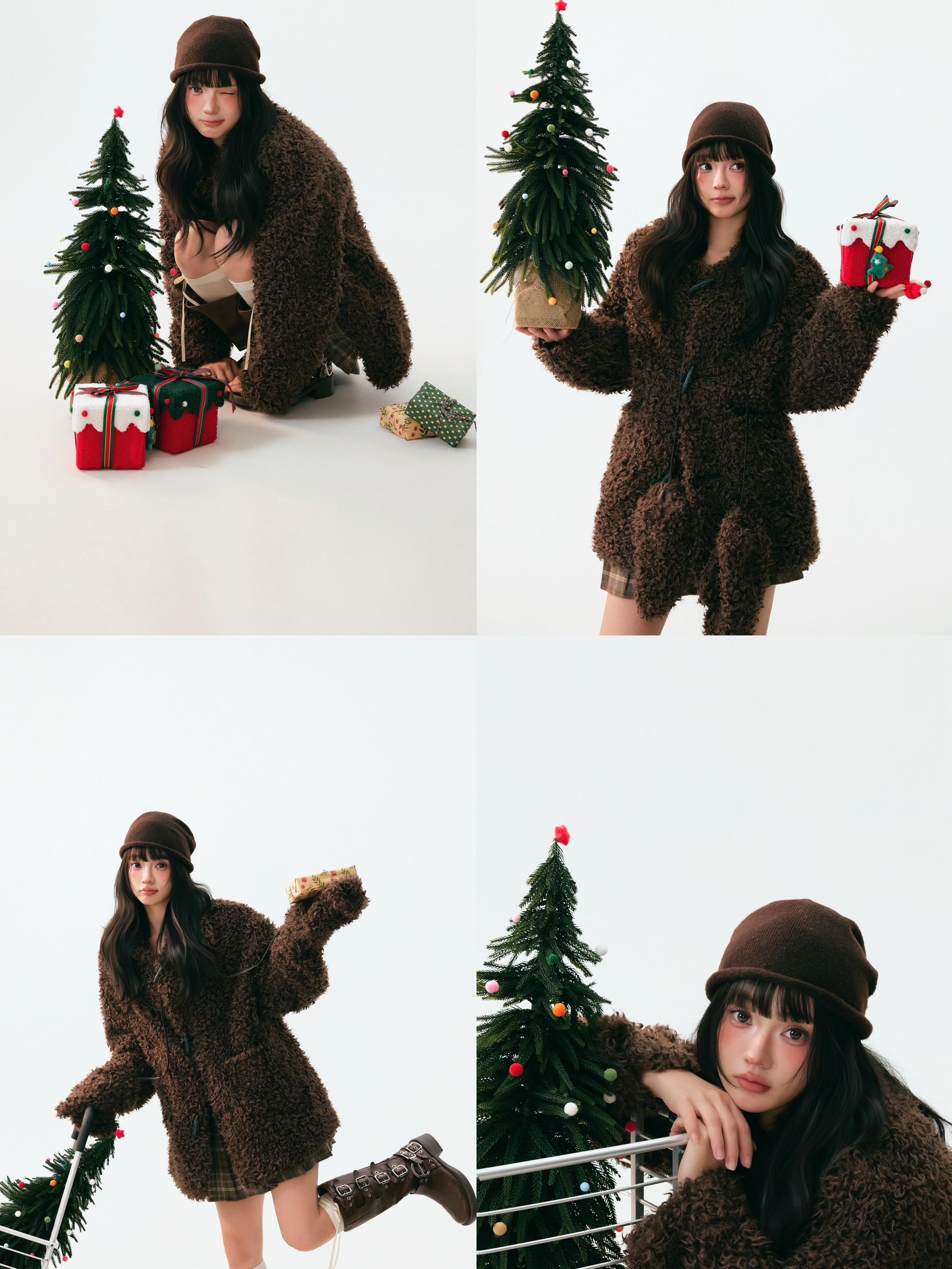 圣诞写真风格。