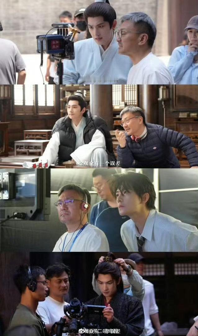 费振翔夸杨洋燃点非常高不让江山导演现场夸杨洋 说明完成的很好！！！ 
