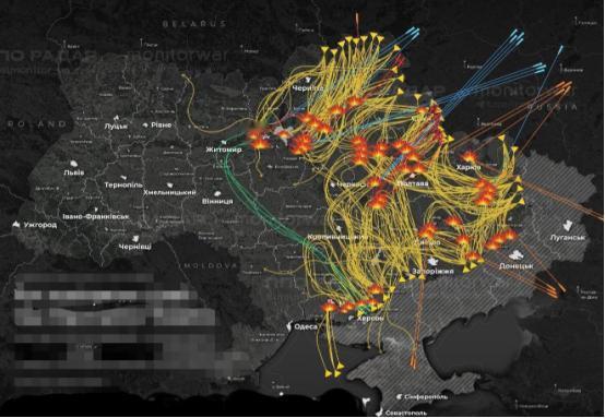 “炸！炸！炸！俄军首次动用13枚全球禁用导弹突袭乌克兰！”当地时间11月8日，乌