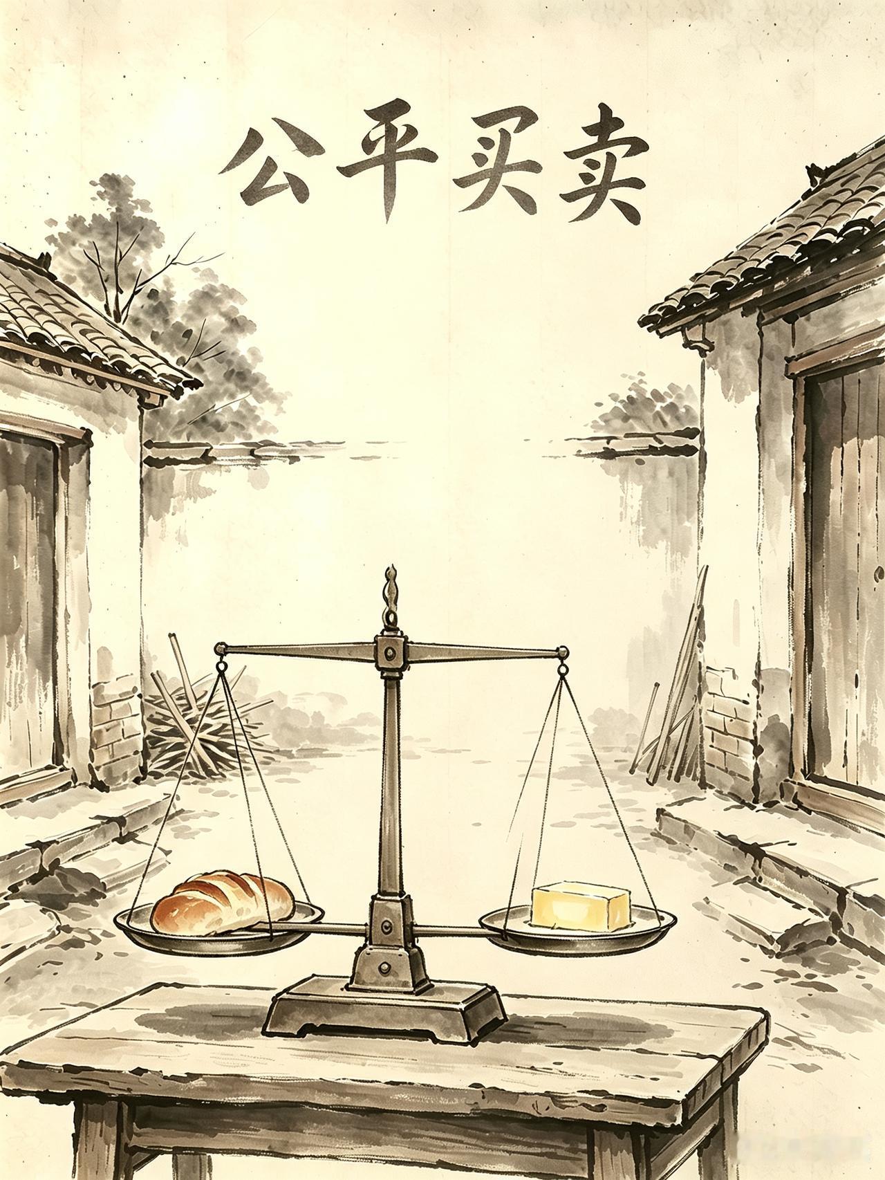 小故事
  自食恶果

张三做面包，
上色靠黄油，
黄油李四卖，
他常去采购，