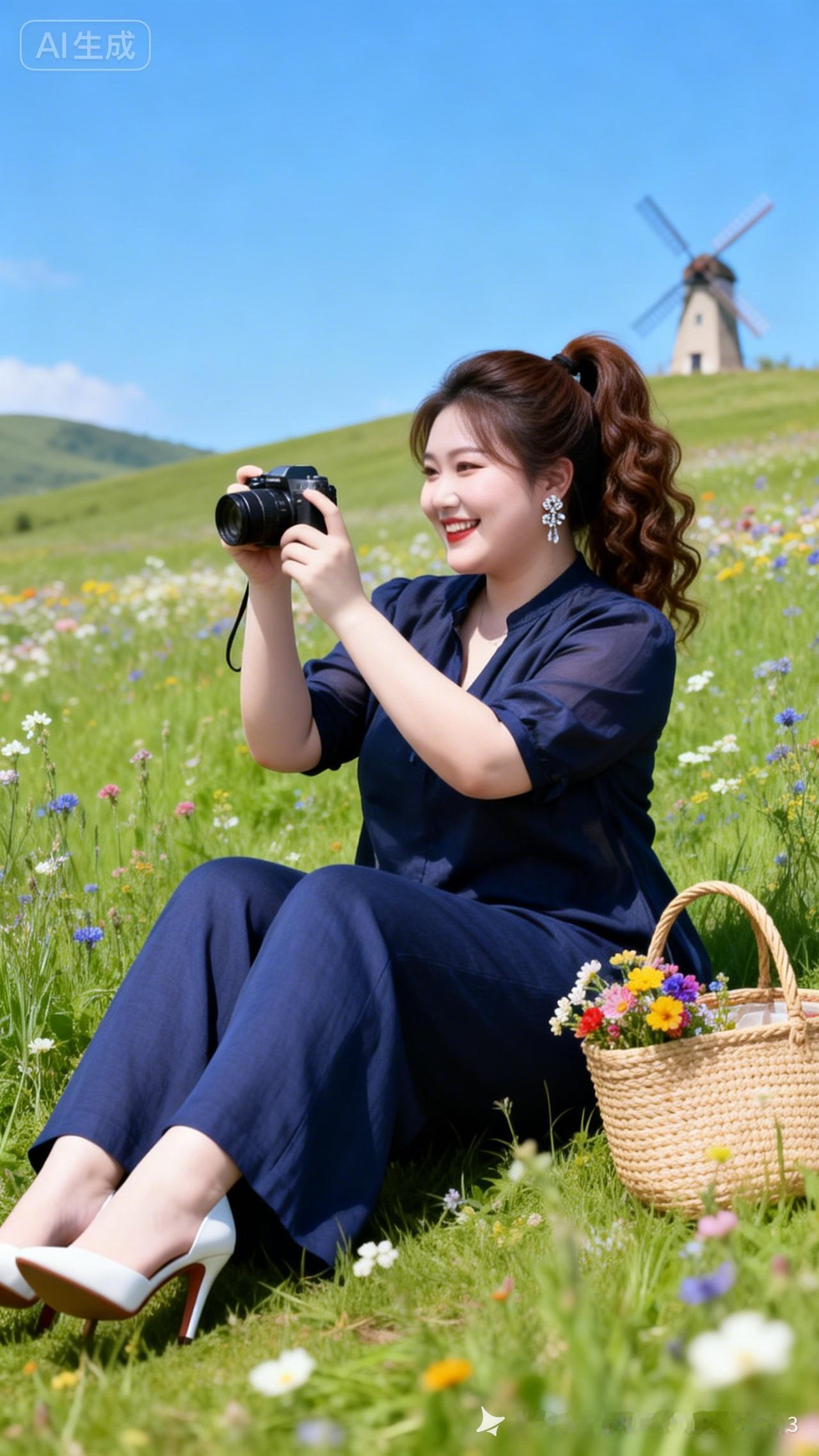 阳光明媚的野餐时光，捕捉美好瞬间！🌸📸