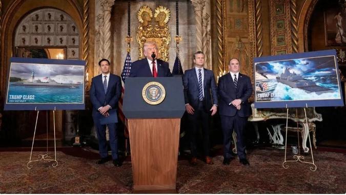 美国发的邀请，中方断然拒绝，特朗普转身通告全球，要造25艘战舰。

前不久，美国