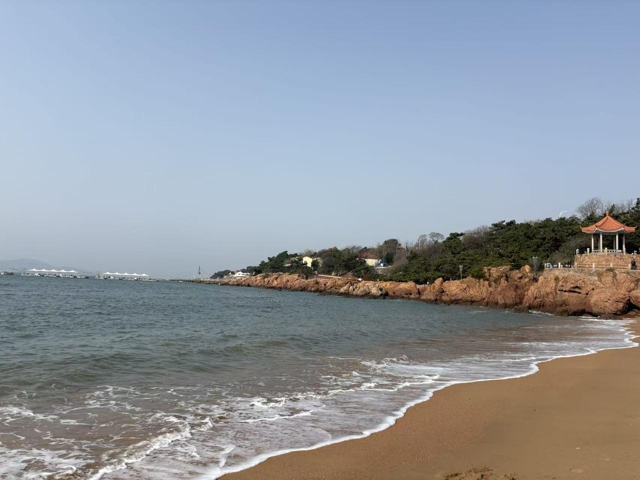 晒图笔记大赛青岛美景，海边散步