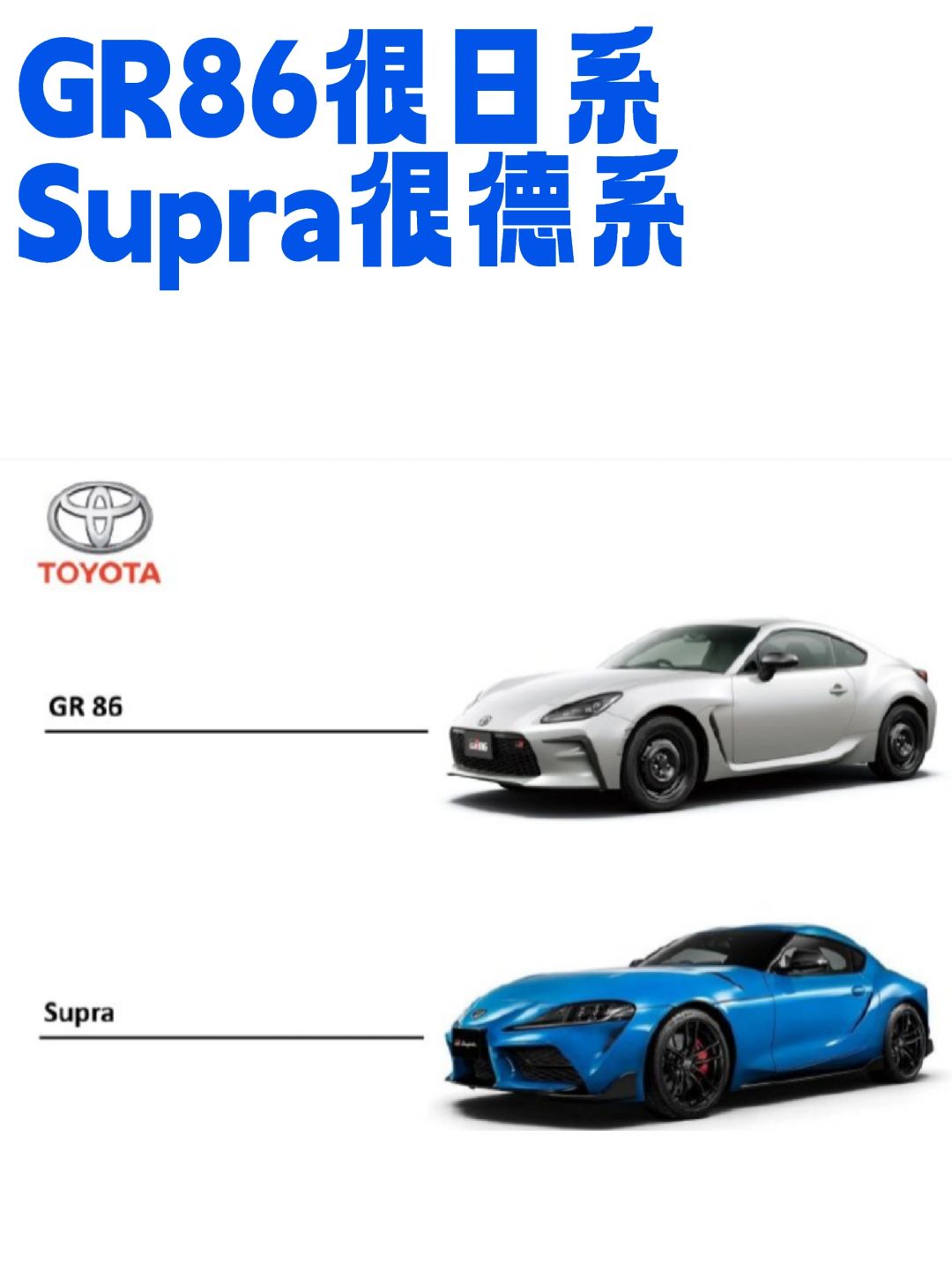 GR86还是SUPRA？