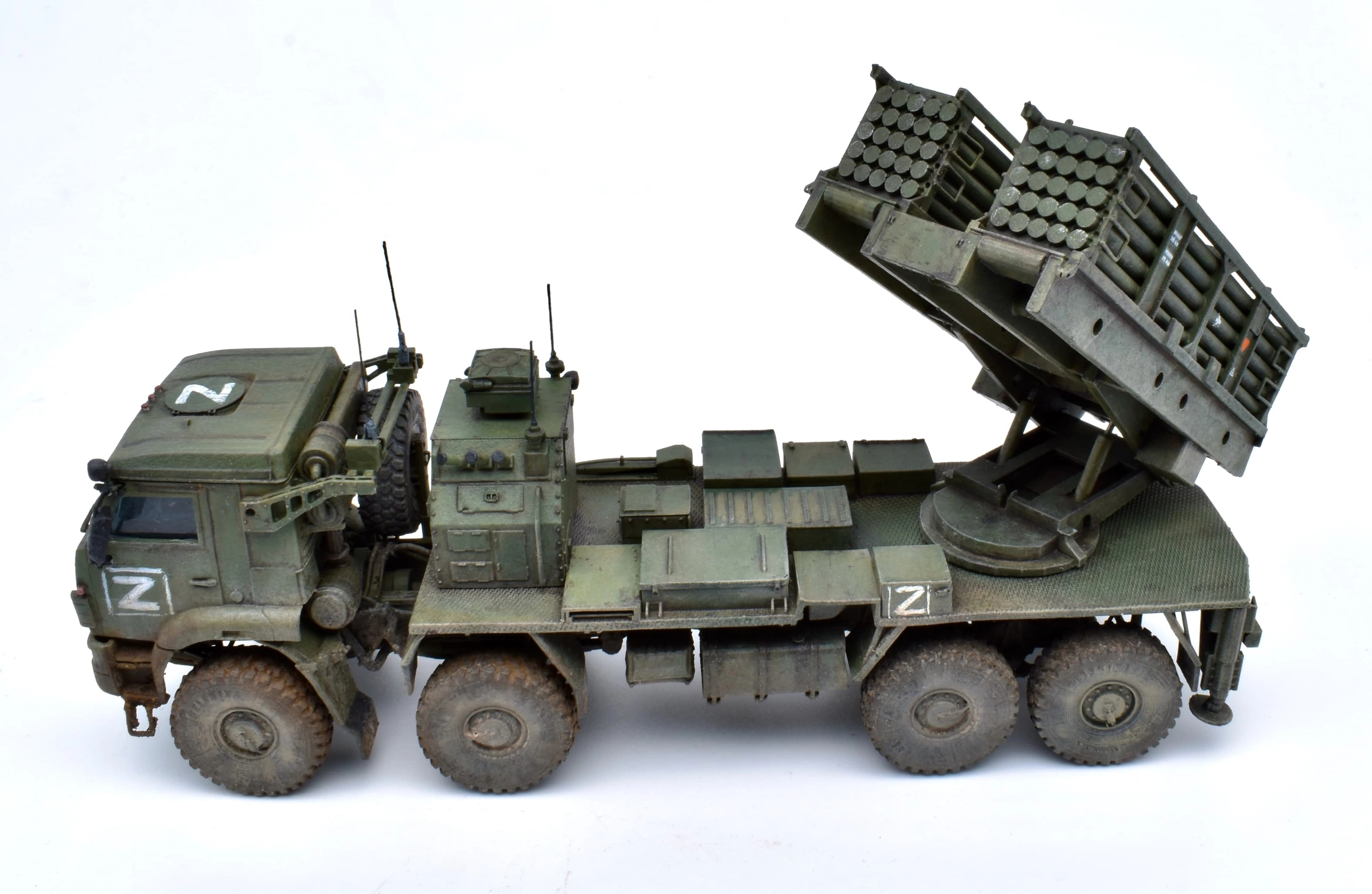 “耕作”ISDM远程火箭布雷车，1/72，使用国产3D打印套件。 #1/72比例