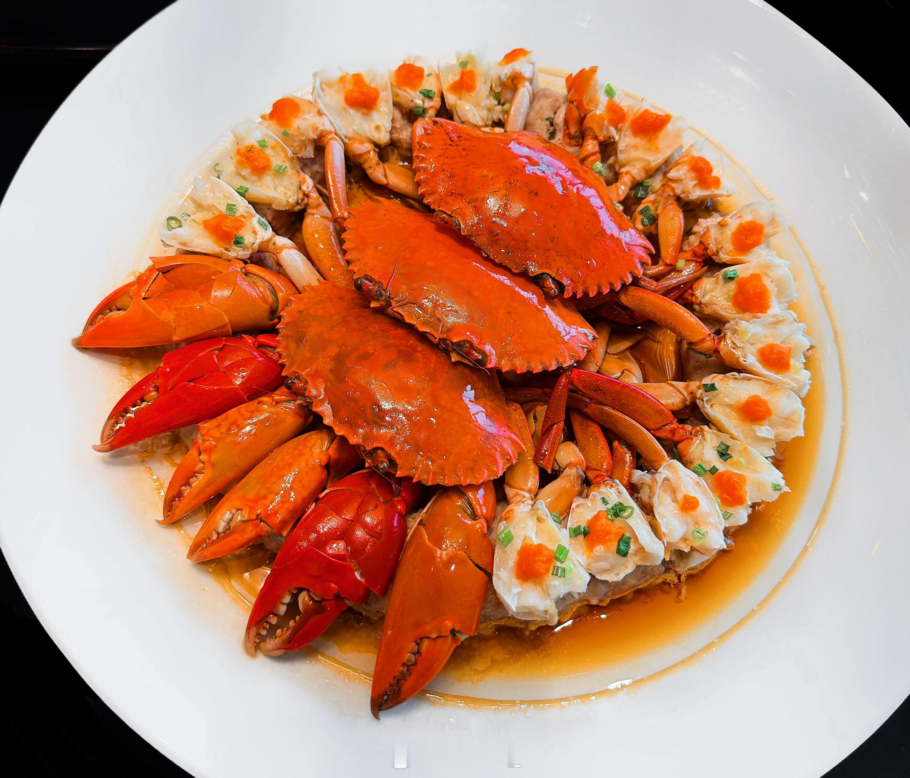 家里做的蟹🦀美美食用 ​​​