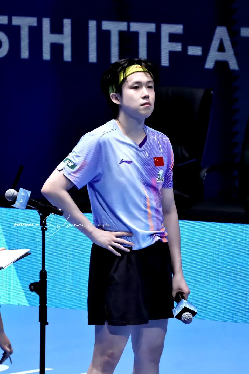 王楚钦有多强大，
他坦然面对镜头：
我可能是被质疑持续时间最长的人，
被诟病也好