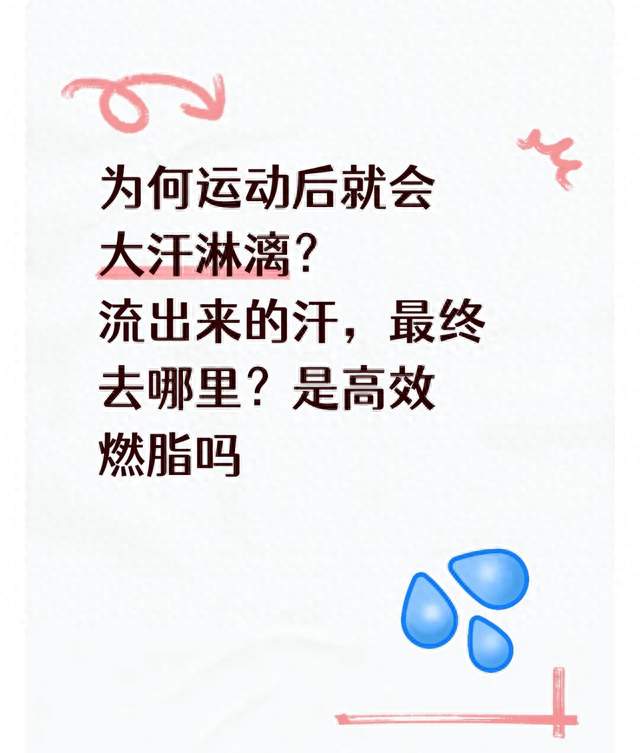 为何运动后就会大汗淋漓？流出来的汗，最终去哪里？是高效燃脂吗