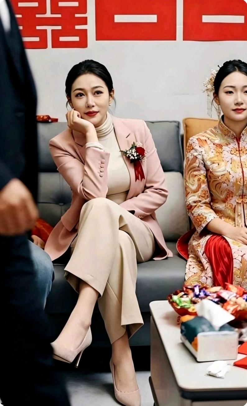 婚礼现场，丈母娘比新娘还漂亮