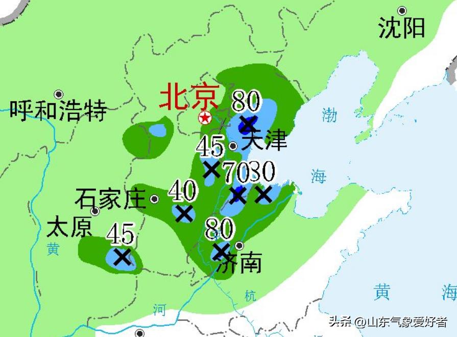 【最新:山东降雨进入增多模式，警惕强对流局部暴雨！】

今天午后，受高空槽和不稳