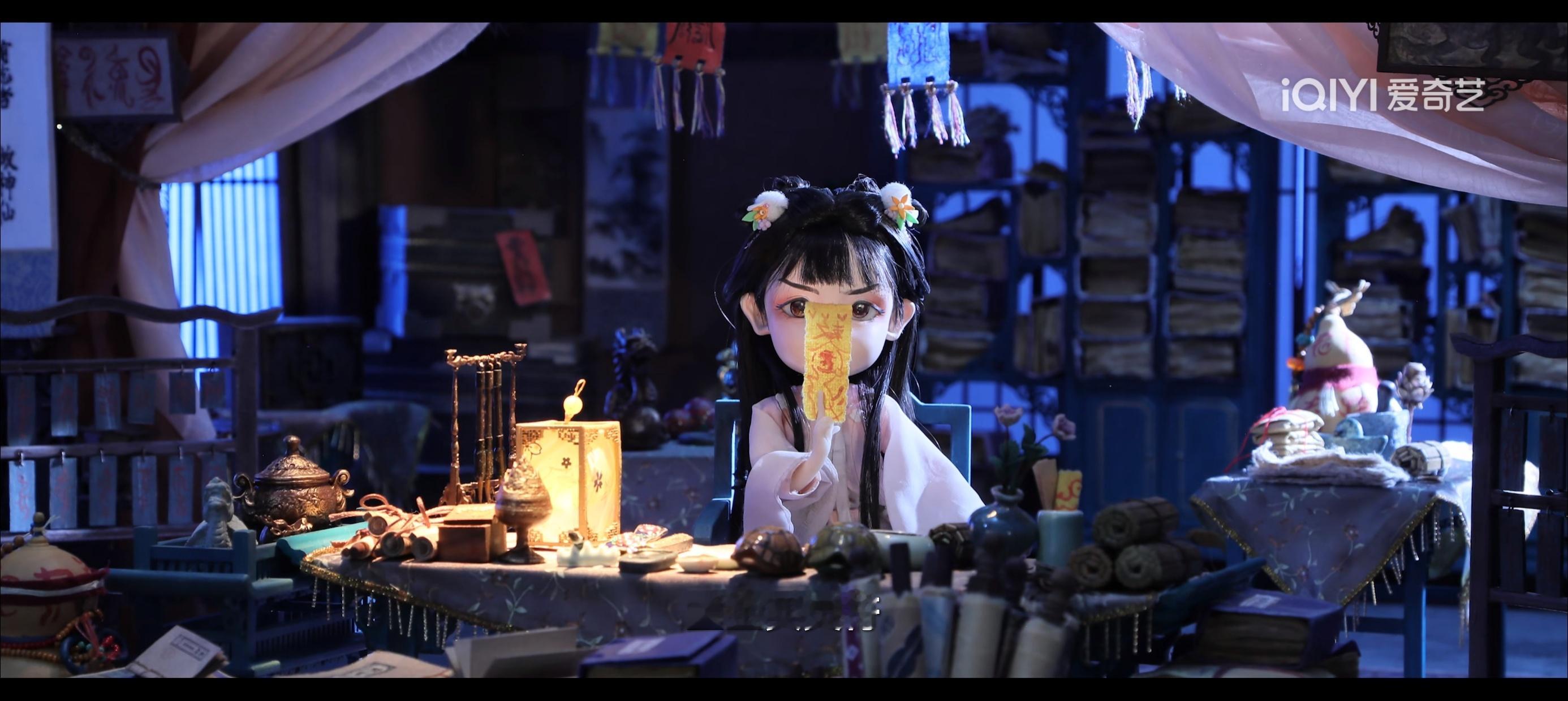 白月梵星开播 白鹿我来了开头解说这个小Q版 好可爱呀 萌翻了 