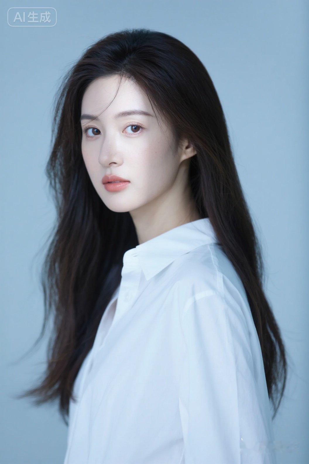 清新自然，温柔可人，白衬衫的简约之美