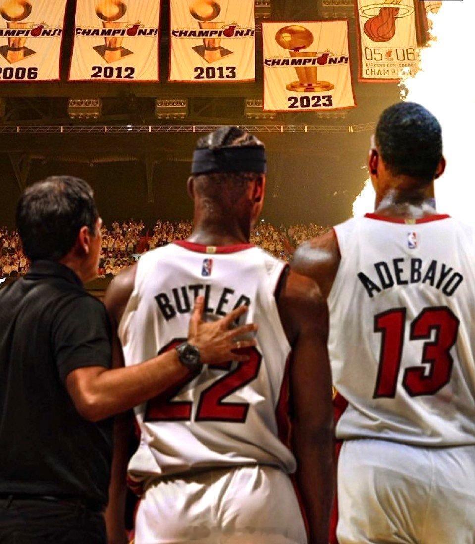 韦德说希望阿德巴约能赢得总冠军2020-2023那几年真是机会最好的时候，可惜了