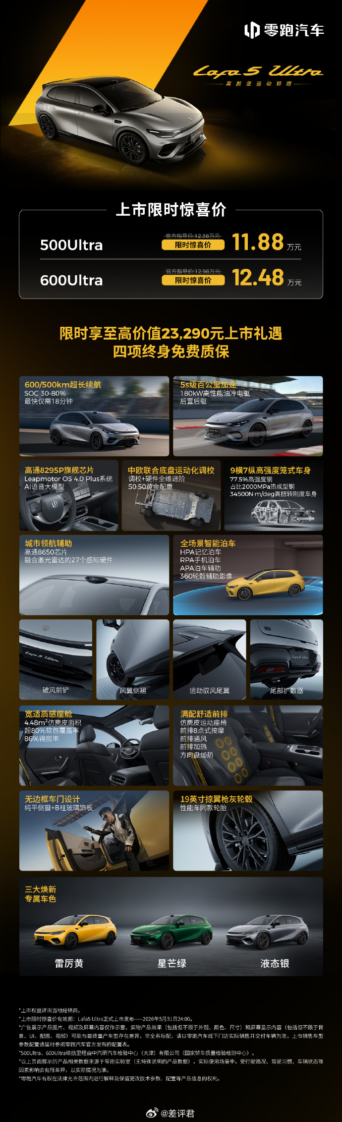 #2026北京车展# 不是哥们，11.88万元起的零跑 Lafa5 Ultra 