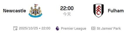 本轮英超，纽卡斯尔对富勒姆的比赛，看好纽卡主场取胜。

整体性出色的纽卡斯尔联队
