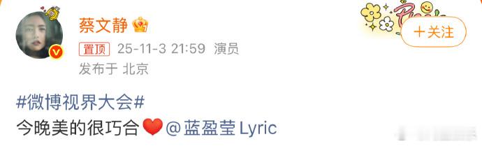 蔡文静回应撞衫蔡文静今晚美的很巧合  蔡文静回应撞衫，蔡文静说“今晚美的很巧合”