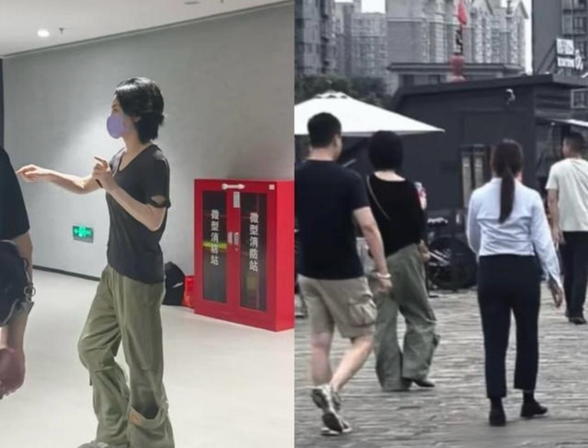 王菲陪谢霆锋看演出，基础破洞T恤看着简约，脚上球鞋价值9750元，还需会员专属购