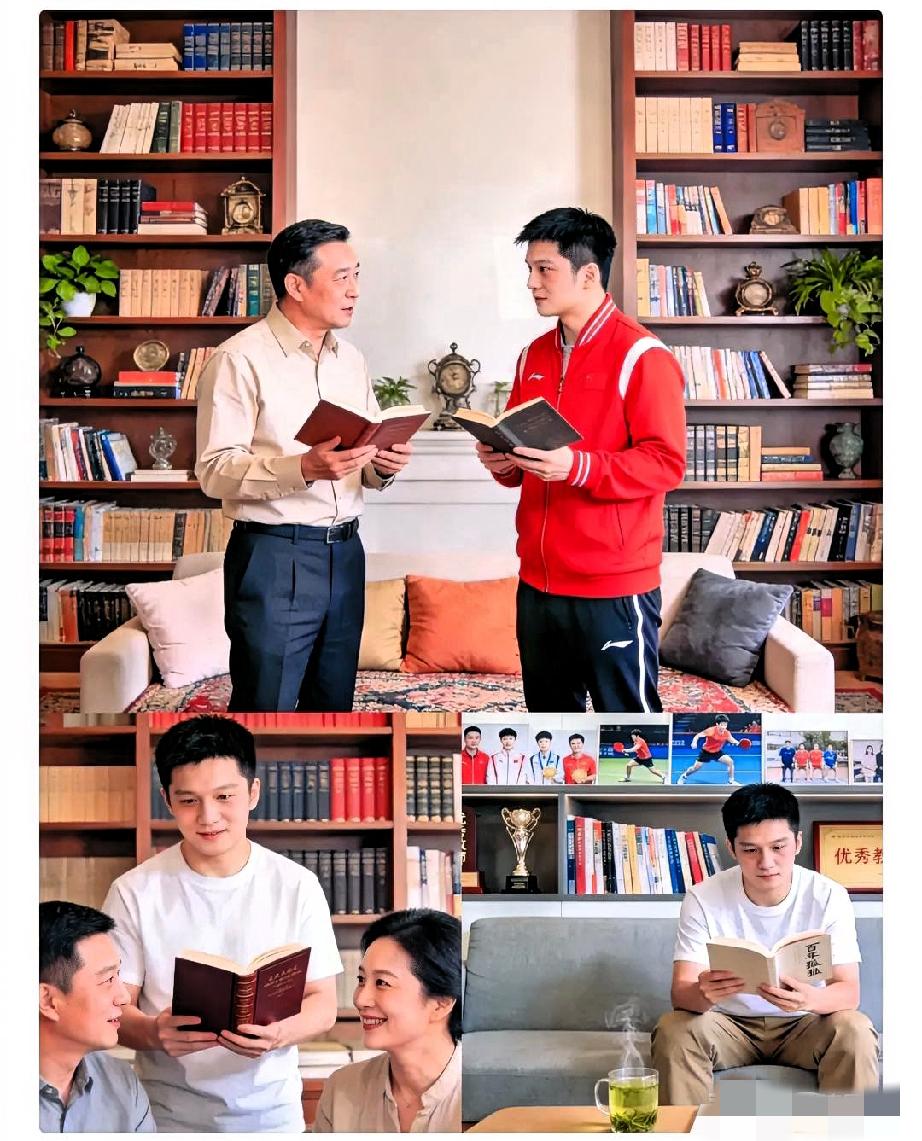 以前只觉得樊振东球打得凶，今天扫了一眼他家里的背景，倒吸一口凉气。

樊振东的父