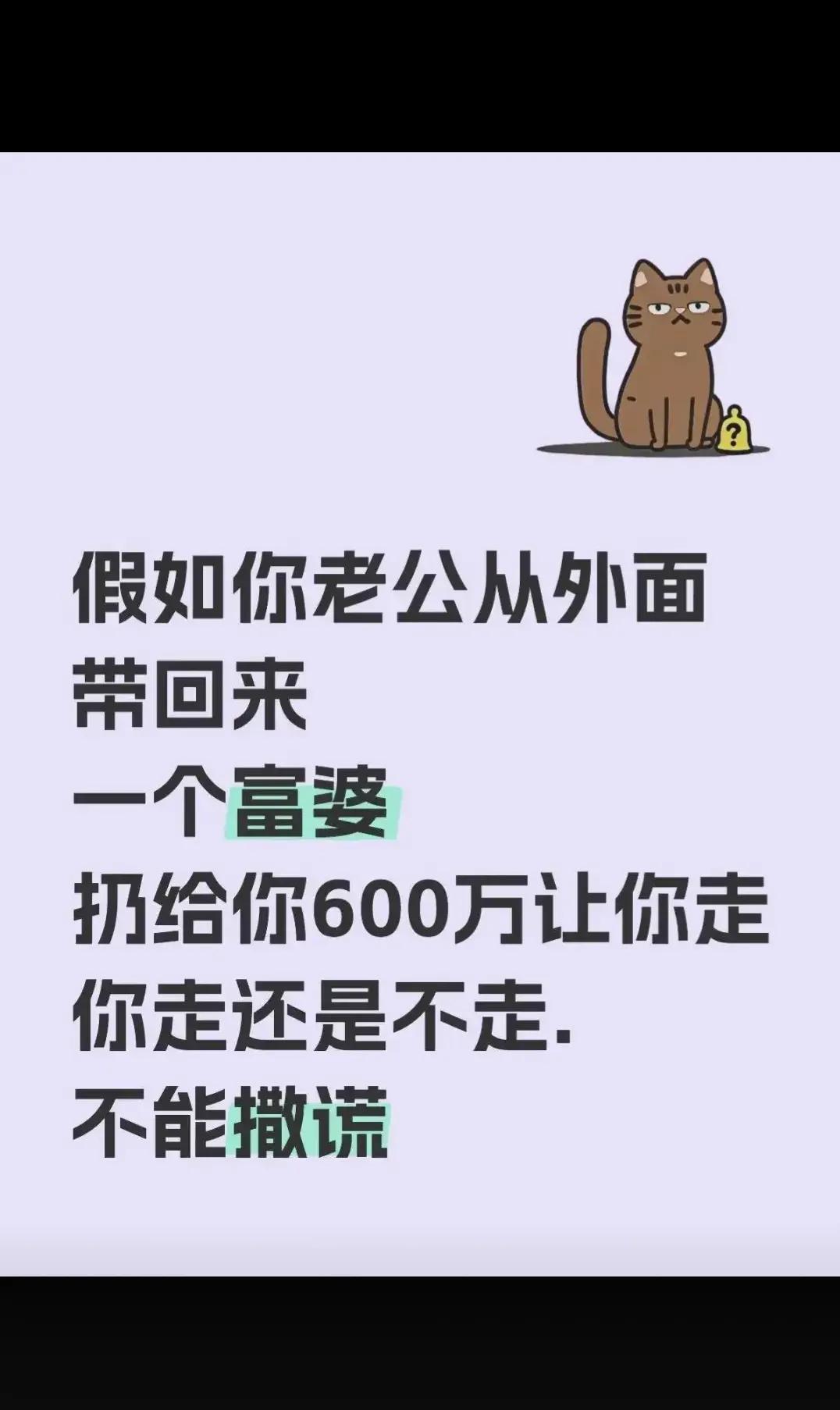 不能撒谎哦！！！！